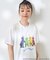 Teletubbies バックビューフロントプリントTシャツ