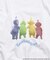Teletubbies バックビューフロントプリントTシャツ