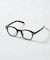 黒ブチメガネ/アイウェア