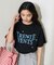デニムロゴデイジーTシャツ