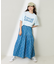 デニムロゴデイジーTシャツ