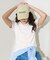 <接触冷感/UVカット>ICE SUMMER ミニリブTシャツ