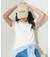 <接触冷感/UVカット>ICE SUMMER ミニリブTシャツ