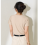 <接触冷感/UVカット>ICE SUMMER ミニリブTシャツ
