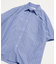タイプライター レギュラーカラー ショートスリーブ ストライプシャツ