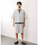 Reflax 機能性素材 ワイドシルエット イージーショートパンツ 【セットアップ対応】/吸水速乾/イージーケア/UVカット/接触冷感/エコ素材/ストレッチ