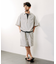 Reflax 機能性素材 ワイドシルエット イージーショートパンツ 【セットアップ対応】/吸水速乾/イージーケア/UVカット/接触冷感/エコ素材/ストレッチ
