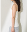 <接触冷感/UVカット>ICE SUMMER カップ付きリブキャミソール