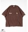 MLB メジャーリーグ ベースボール フェード加工 ダブルロゴ クルーネック 半袖 ポケットTシャツ
