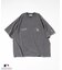 MLB メジャーリーグ ベースボール フェード加工 ダブルロゴ クルーネック 半袖 ポケットTシャツ