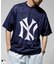 MLB メジャーリーグ ベースボール メッシュ 半袖 クルーネックTシャツ