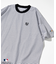 MLB メジャーリーグベースボール ピンボーダー 半袖Tシャツ