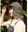 【Beach & Festival】UVカット 撥水ナイロン サンシールド付きコード付きキャップ