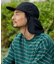 【Beach & Festival】UVカット 撥水ナイロン サンシールド付きコード付きキャップ