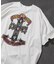 【EXCLUSIVE】GUNS N ROSES ガンズ アンド ローゼス フロントプリント クルーネック Tシャツ
