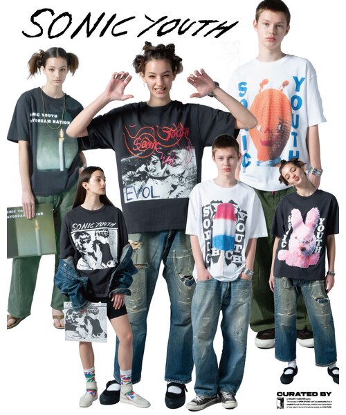 SONIC YOUTH GOO クルーネックバンドTシャツ｜フリークスストアの通販