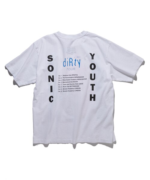 SONIC YOUTH DIRTY クルーネックバンドTシャツ｜フリークス