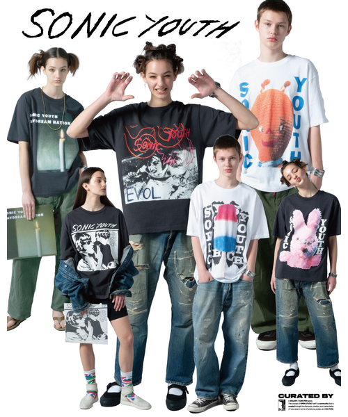 SONIC YOUTH GRACIAS クルーネックバンドTシャツ｜フリークスストアの