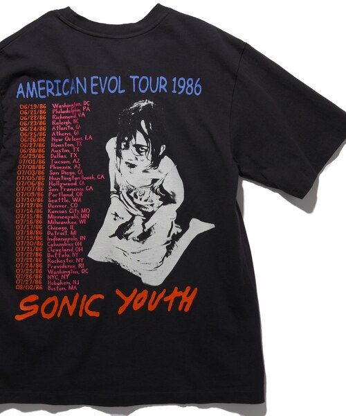 SONIC YOUTH EVOL クルーネックバンドTシャツ｜フリークスストアの通販