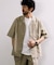 LINEN COTTON O/C SH SS 【セットアップ対応】/ リネン コットン オープンカラーシャツ ショートスリーブ