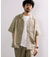 LINEN COTTON O/C SH SS 【セットアップ対応】/ リネン コットン オープンカラーシャツ ショートスリーブ