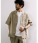 LINEN COTTON O/C SH SS 【セットアップ対応】/ リネン コットン オープンカラーシャツ ショートスリーブ