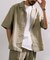 LINEN COTTON O/C SH SS 【セットアップ対応】/ リネン コットン オープンカラーシャツ ショートスリーブ