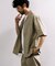 LINEN COTTON O/C SH SS 【セットアップ対応】/ リネン コットン オープンカラーシャツ ショートスリーブ