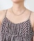 バックリボン サマーチェック キャミソールワンピース
