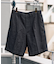 LINEN COTTON EASY SHORTS 【セットアップ対応】 / リネン コットン イージー スラックスショーツ