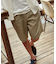 LINEN COTTON EASY SHORTS 【セットアップ対応】 / リネン コットン イージー スラックスショーツ