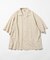 別注 コットンリネン オープンカラー ショートスリーブシャツ