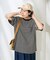別注 マルチボーダーポケット付きTシャツ
