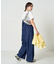 紐 デニム サロペット【限定展開】