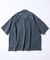 ワイドシルエット フェード加工 オープンカラーシャツ ショートスリーブ