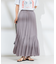 インド レーヨン楊柳 ボリュームティアードスカート