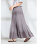 インド レーヨン楊柳 ボリュームティアードスカート