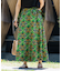 インド バティック調巻きスカート
