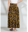 インド バティック調巻きスカート