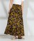 インド バティック調巻きスカート
