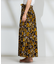インド バティック調巻きスカート