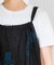 インド コットンスラブ刺繍 バックリボンキャミソール<セットアップ対応>