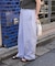 <接触冷感> サマー ボンディング カーブワイドパンツ