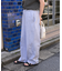 <接触冷感> サマー ボンディング カーブワイドパンツ