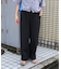 <接触冷感> サマー ボンディング カーブワイドパンツ