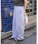 <接触冷感> サマー ボンディング カーブワイドパンツ