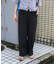 <接触冷感> サマー ボンディング カーブワイドパンツ