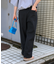 <接触冷感> サマー ボンディング カーブワイドパンツ