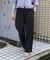 <接触冷感> サマー ボンディング カーブワイドパンツ