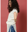 変形ワッフル 半袖ヘンリーネック Tシャツ